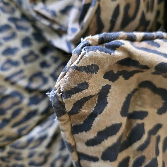 Rare Vintage Ralph Lauren Aragon King Comforter Animal Print Bold Leopard Glam - Picture 9 of 10